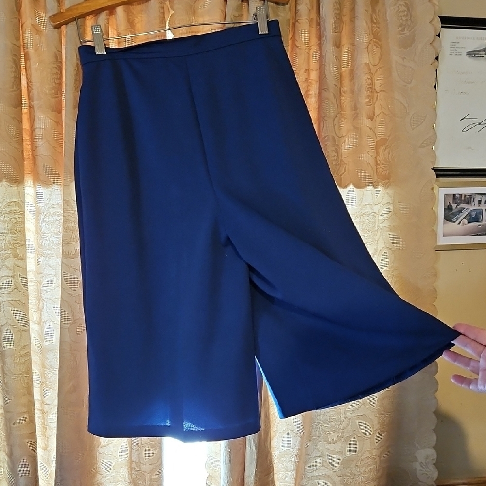 Elegant Blue Culottes